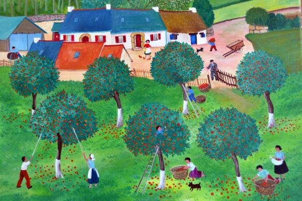 At the orchard